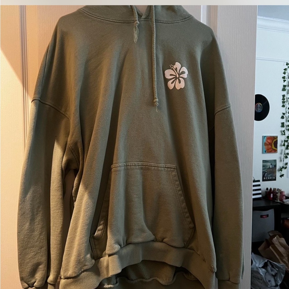 Siesta Beach green Pinterest hoodie